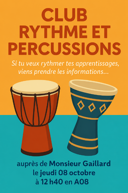 Affiche du Club Rythme et Percussions.png